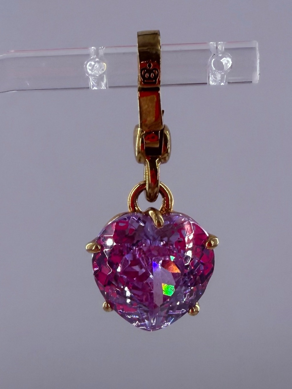 Juicy Couture Purple Heart Charm